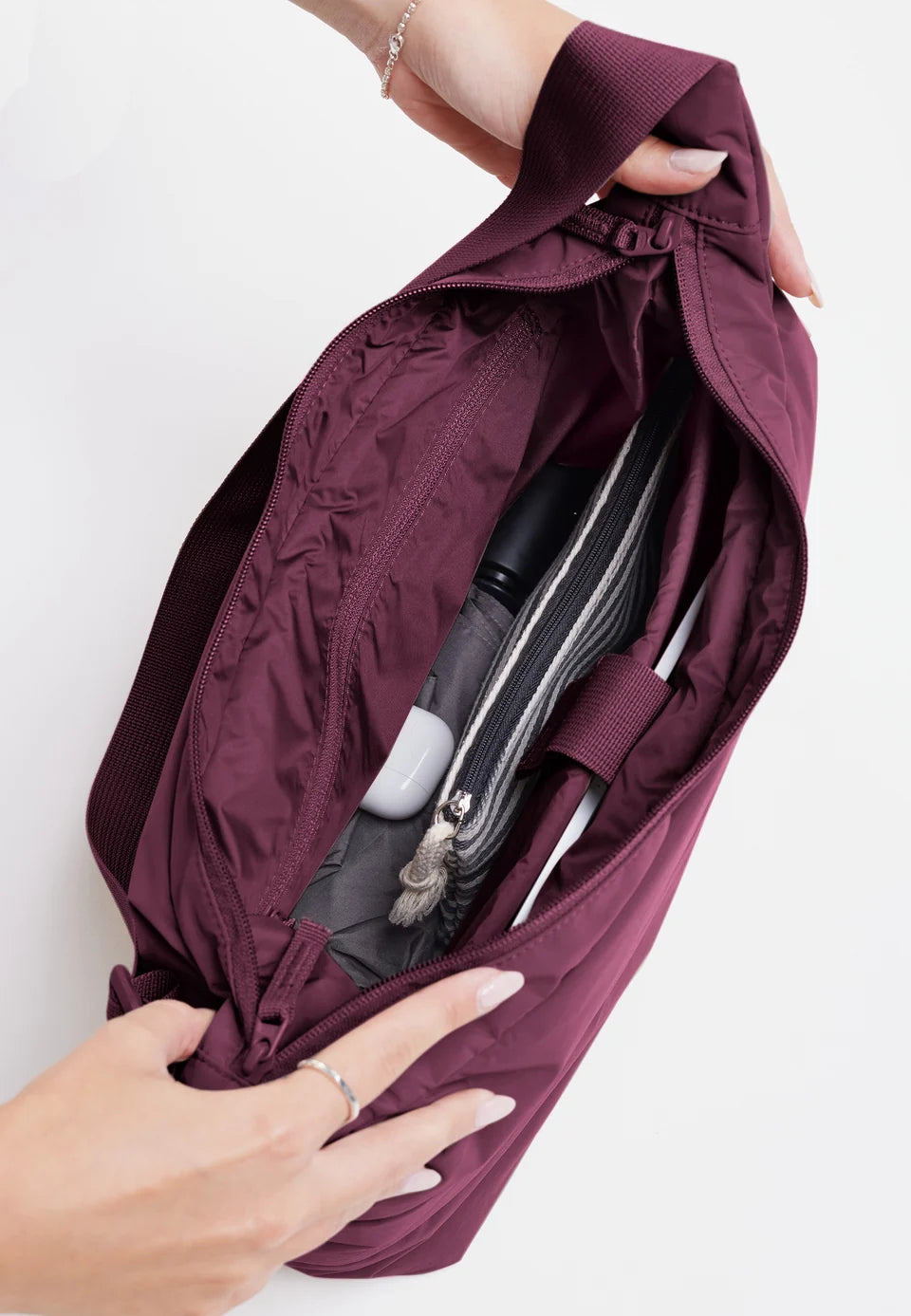 GOT BAG Puffer Square Bag Large – Borsa a Spalla Imbottita in Materiale Riciclato