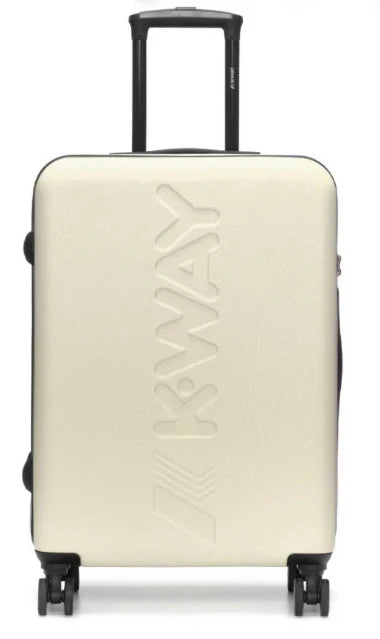 Valigia Trolley Elegance da Viaggio KWay Beige TU | Giò Fashion