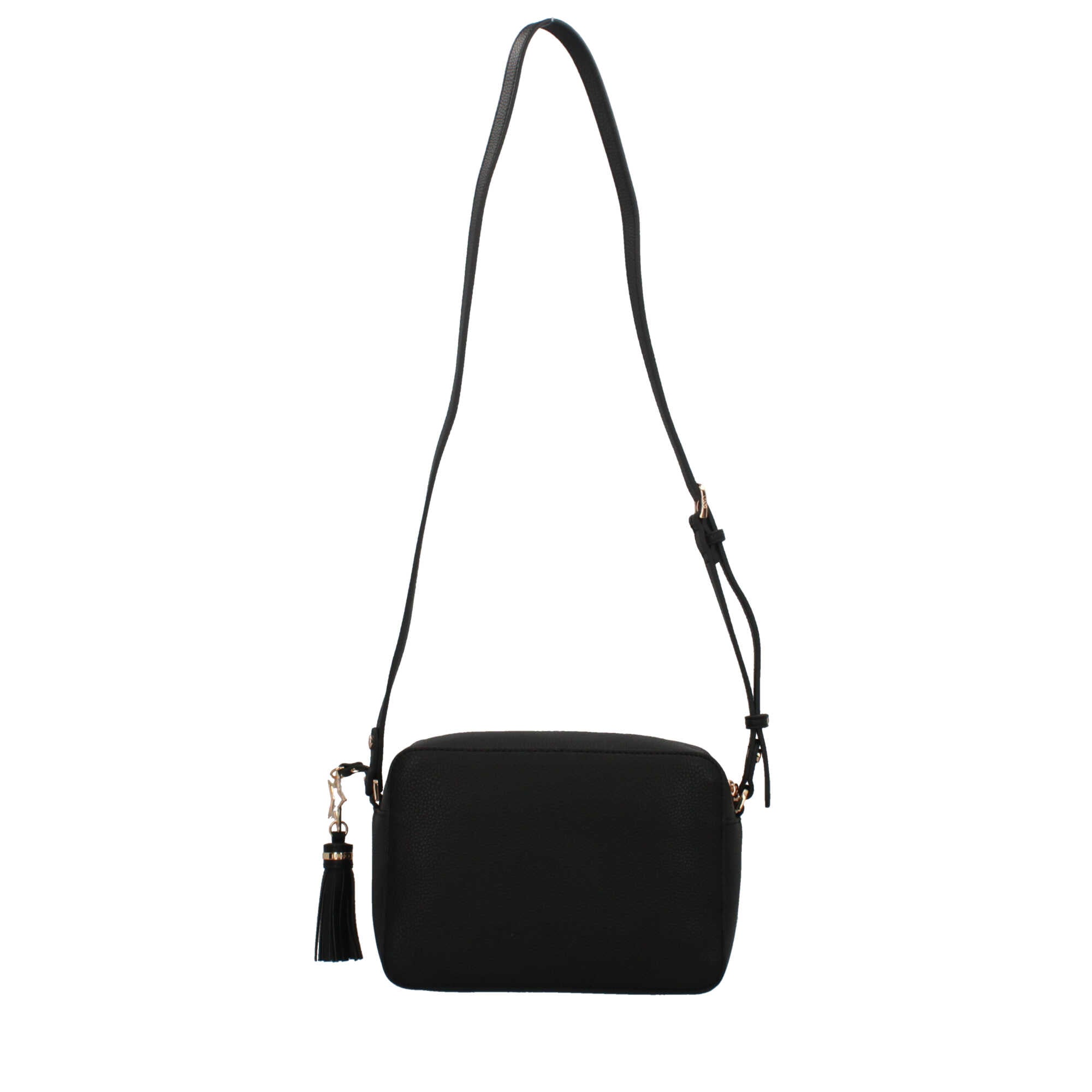 Borsa a Tracolla Donna Liu Jo con Logo in Rilievo e Charm Nero TU | Giò Fashion