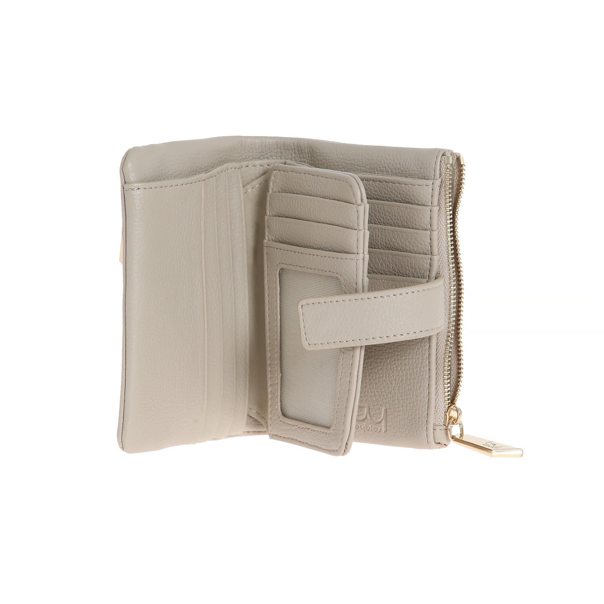 Portafoglio By Byblos elegante con chiusura a bottone Beige TU | Giò Fashion