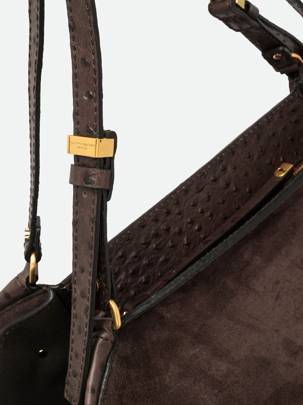 Gianni Chiarini Bloom Shopper Media in Pelle Scamosciata