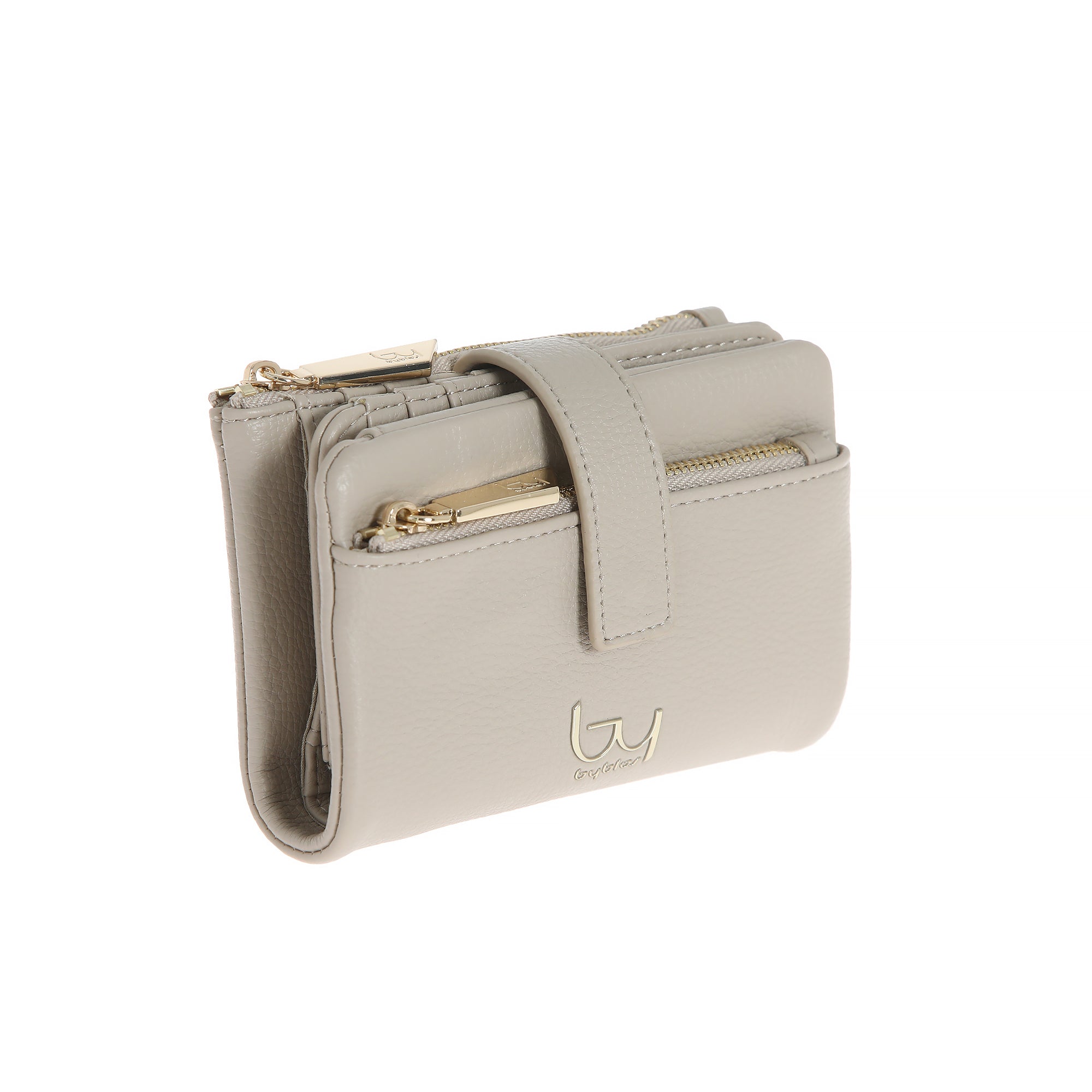 Portafoglio By Byblos elegante con chiusura a bottone Beige TU | Giò Fashion
