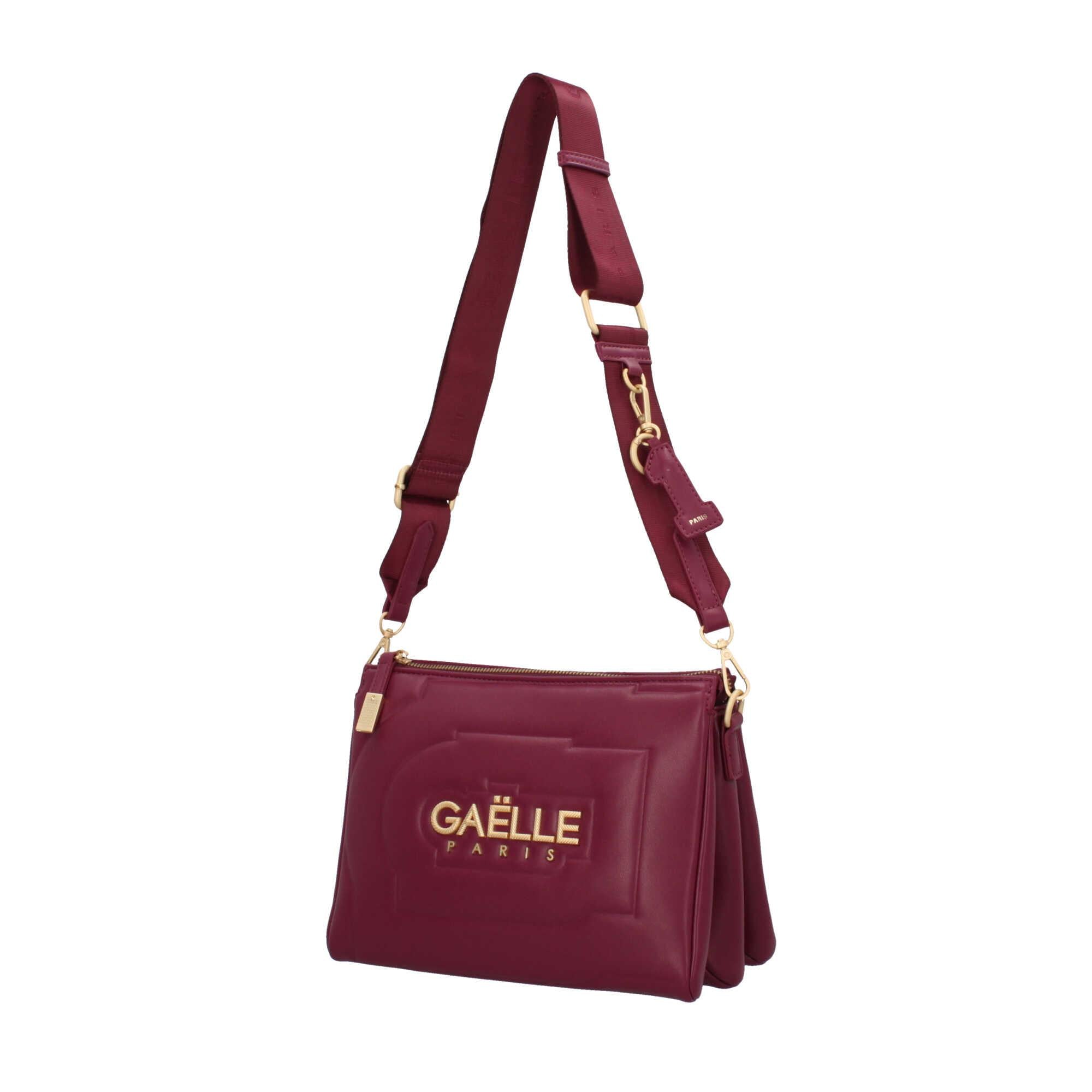 Borsa a tracolla Gaelle Paris Strap in ecopelle