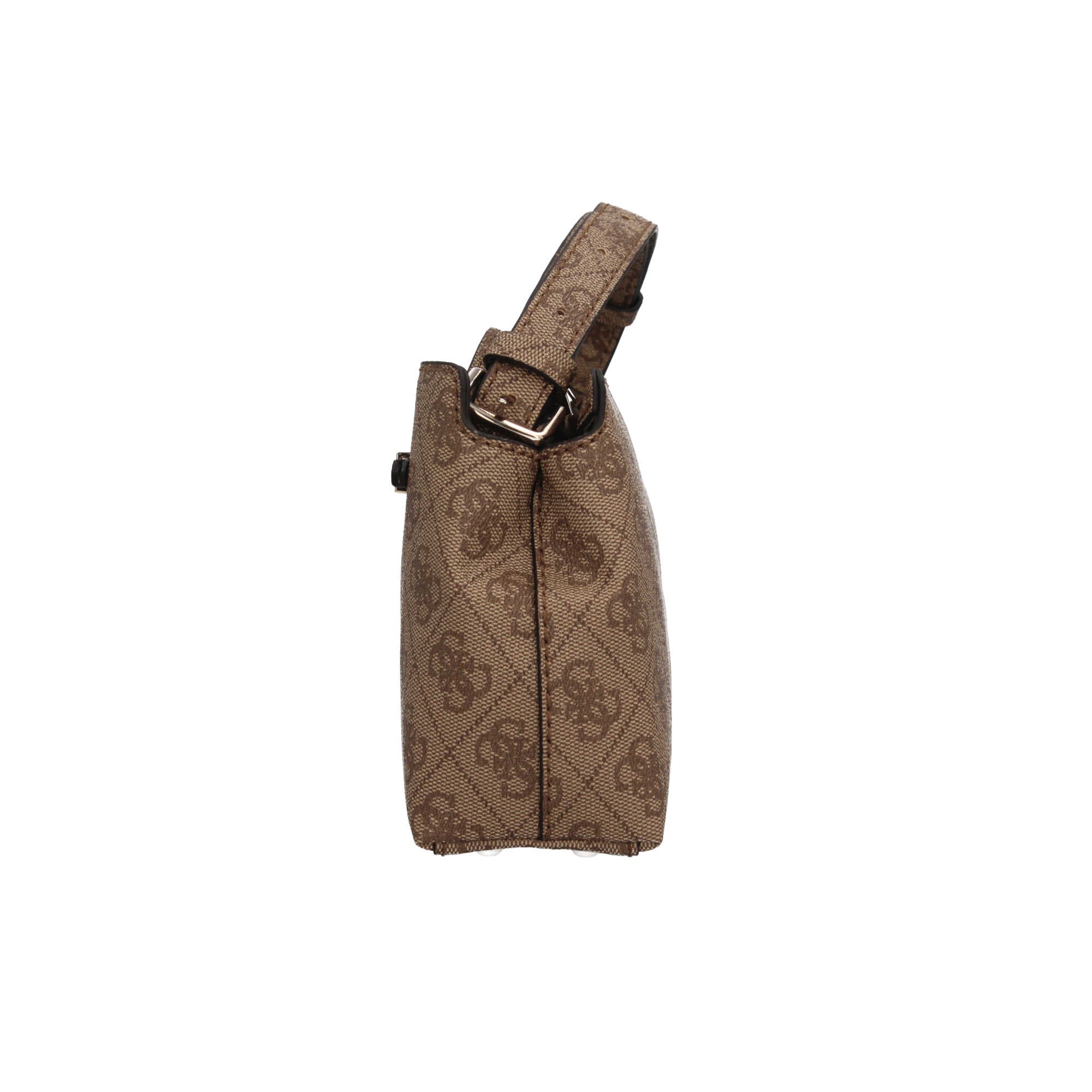 Borsa a spalla Guess con logo e tracolla regolabile BEIGE LOGO TU | Giò Fashion