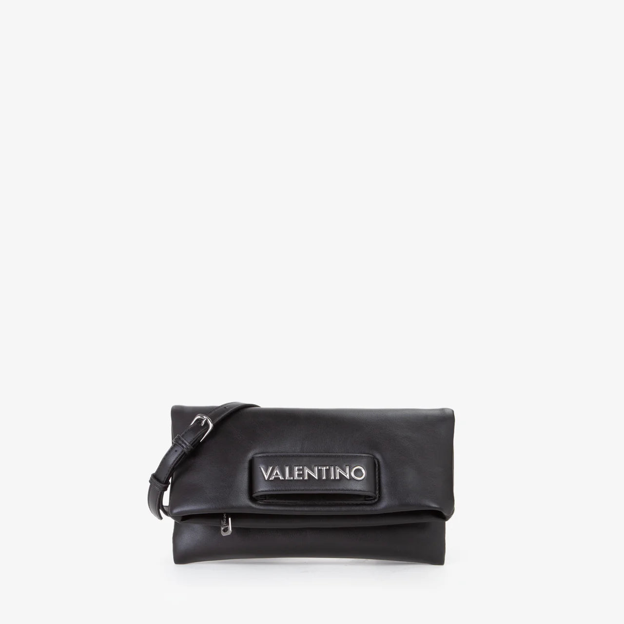 Valentino pochette elegante con logo frontale Nero TU | Giò Fashion