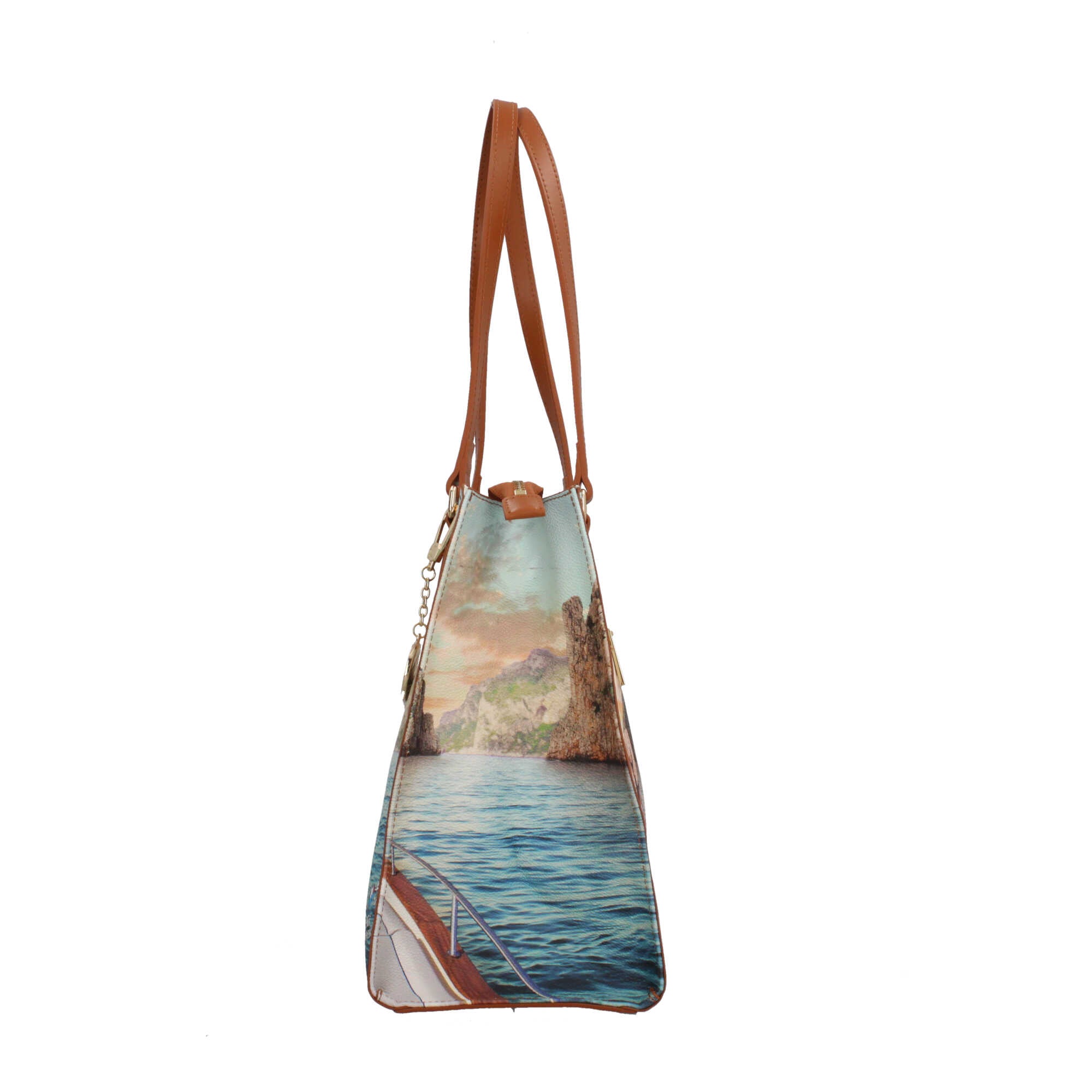 Ynot? Borsa Shopping Donna Edizione Limitata Spaziosa con Spalla NAPOLI TU | Giò Fashion