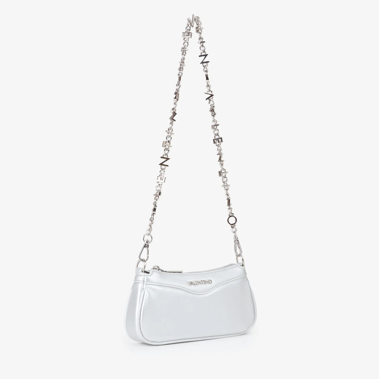 Valentino borsa a spalla con tracolla gioiello Argento TU | Giò Fashion