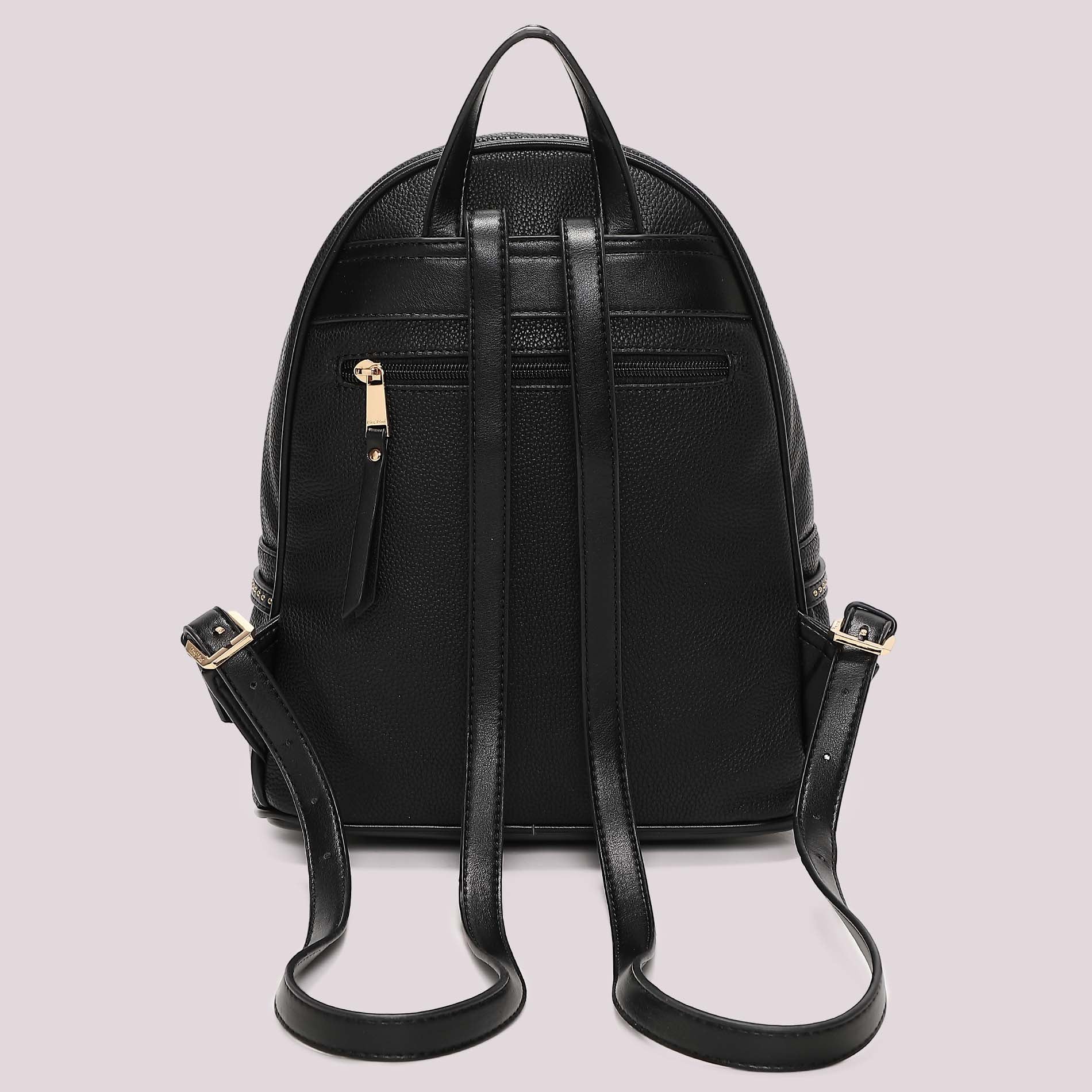 Zaino donna Mimi Mua elegante con zip doppia e dettaglio cintura