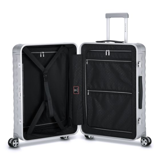 Valigia media rigida 4 ruote trolley da viaggio versatile