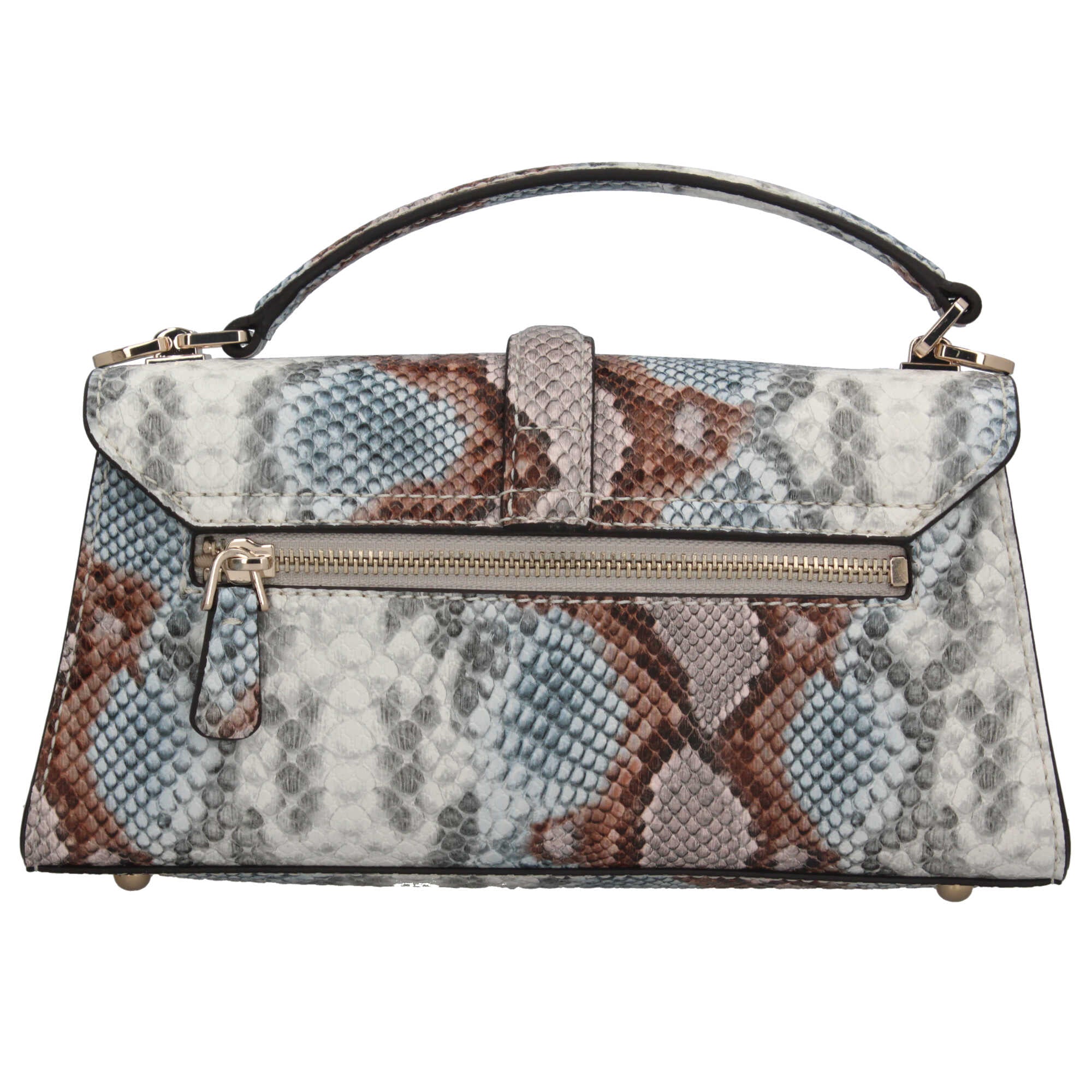 Borsa a mano Guess con stampa fashion e chiusura a fibbia Grigio TU | Giò Fashion