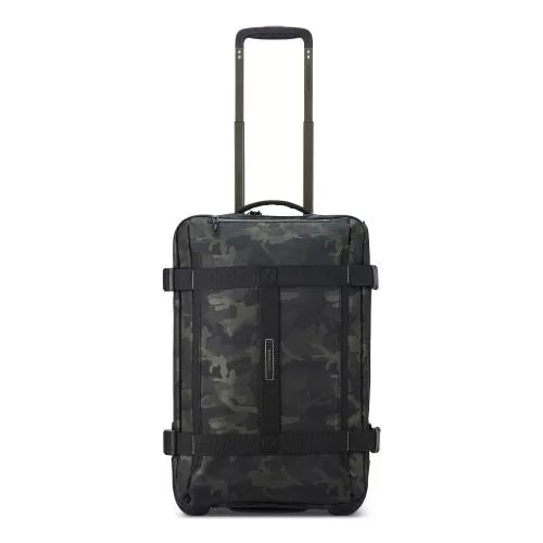Trolley cabina compatto con ruote e manico telescopico pratico CAMOUFLAGE TU | Giò Fashion