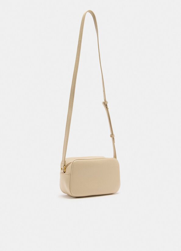 Borsa a tracolla Liu Jo compatta con logo in metallo