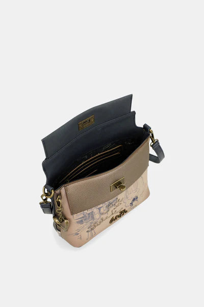 Borsa a mano Anekke Contemporary con patta e tracolla removibile