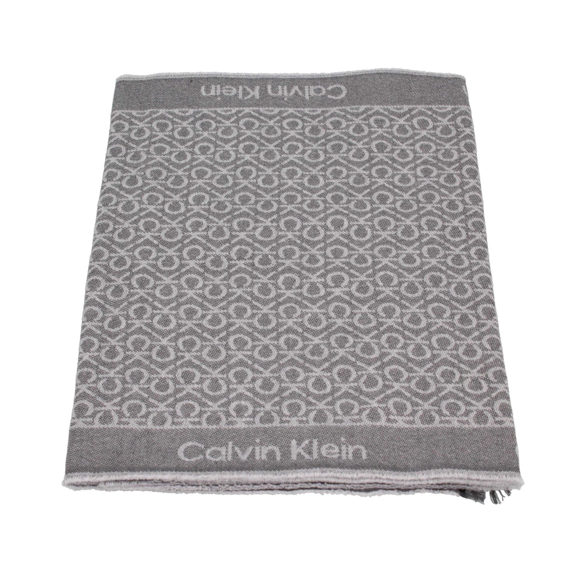 Sciarpa in misto lana con logo Calvin Klein