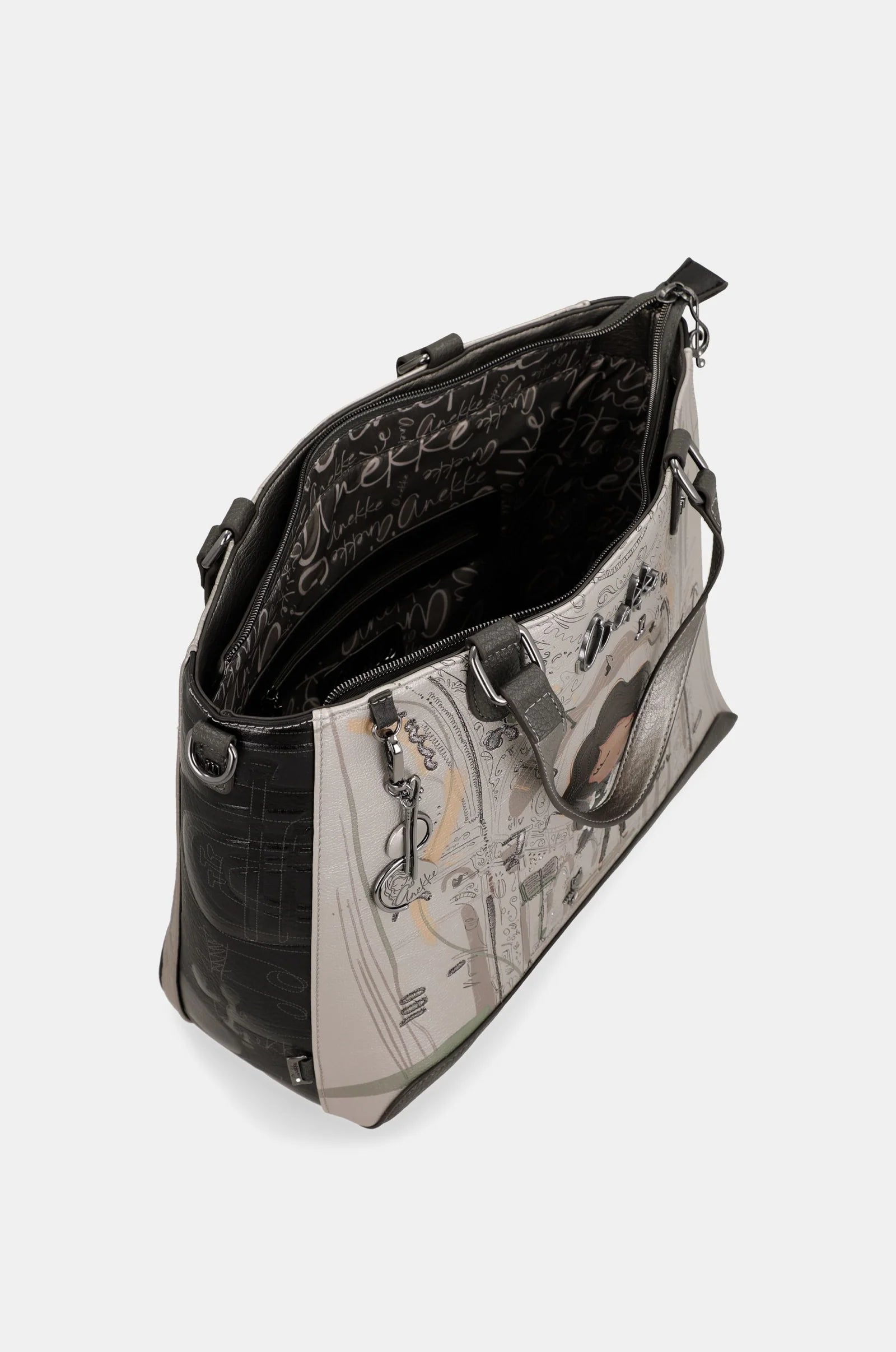 Borsa Quadrata Donna Anekke con Manici e Tracolla