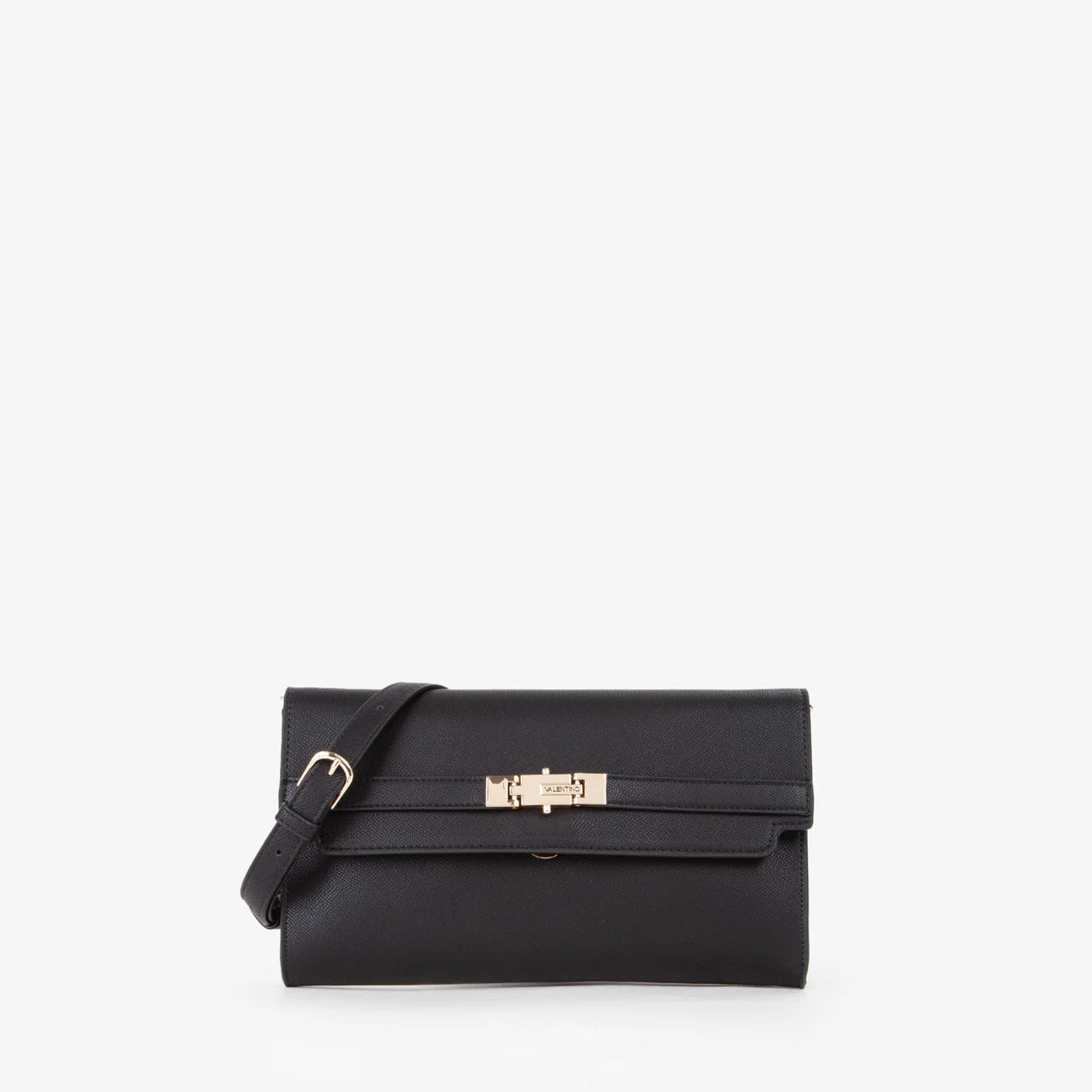 Valentino clutch donna elegante con chiusura a patta Nero TU | Giò Fashion