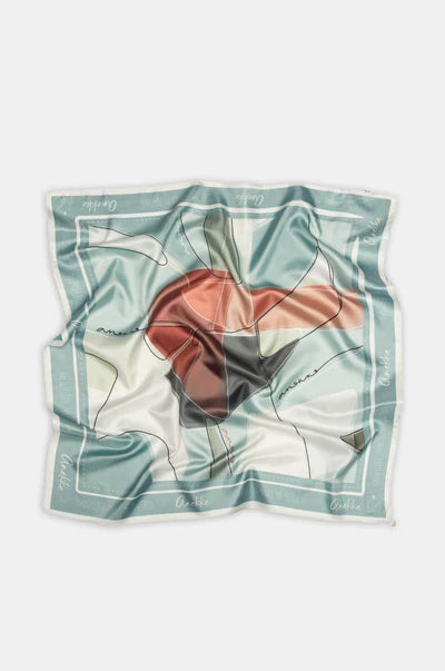 Foulard Anekke Donna Quadrato Elegante e Leggero Accessorio Versatile Azzurro TU | Giò Fashion
