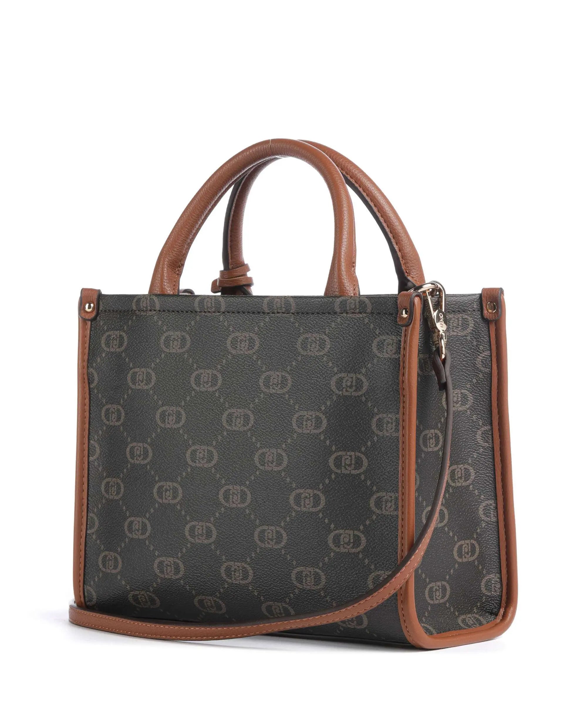 Borsa Liu Jo a mano con tracolla e logo all over
