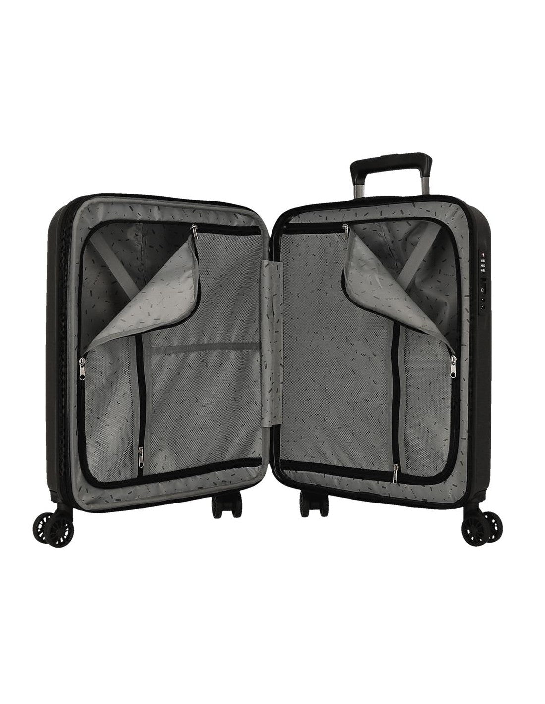 Disney Mickey Mouse Trolley Cabina 55 cm Valigia Rigida in ABS 44 Litri