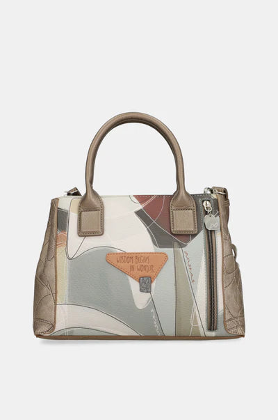 Borsa a mano donna Anekke con tracolla regolabile e chiusura zip Marrone TU | Giò Fashion