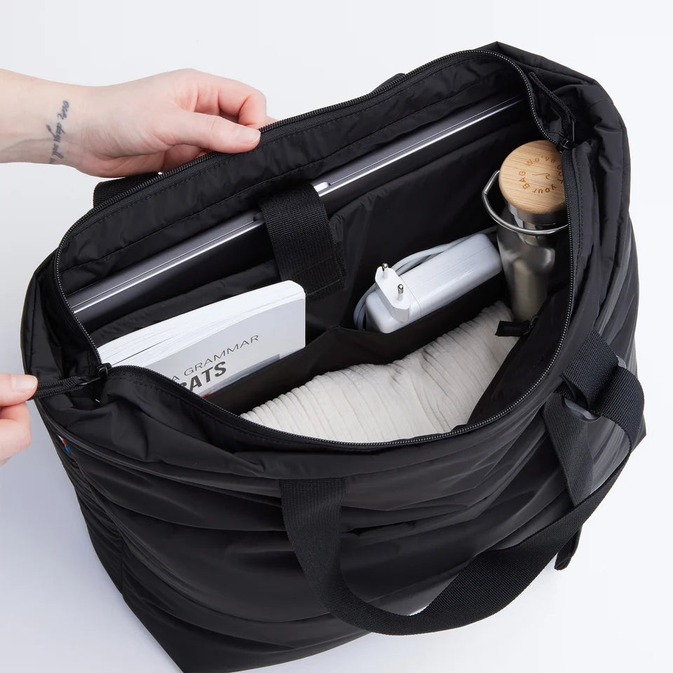 GOT BAG Puffer Tote Bag – Borsa Shopping Imbottita con Scomparto Laptop