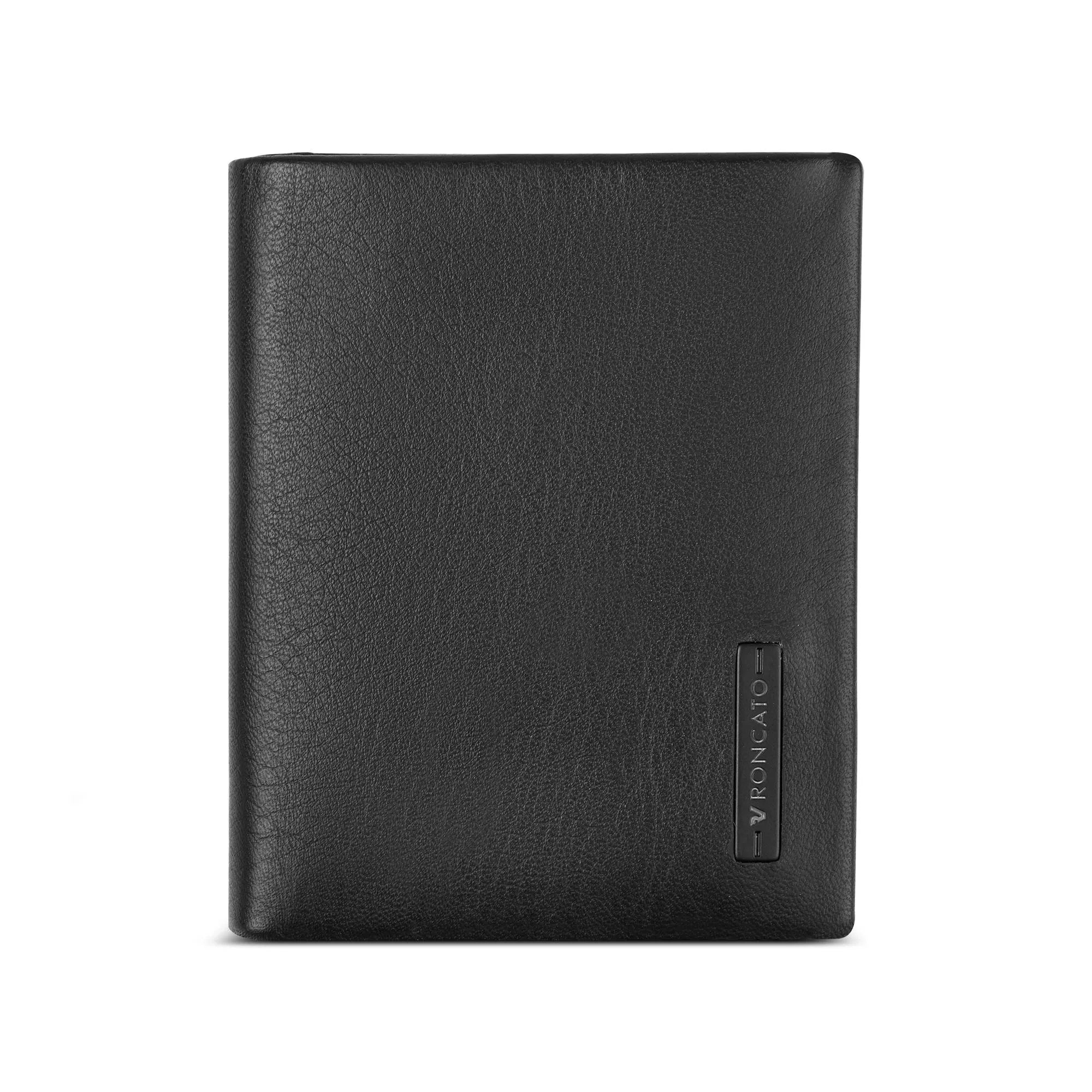 Portafoglio uomo Roncato in pelle compatto NERO TU | Giò Fashion