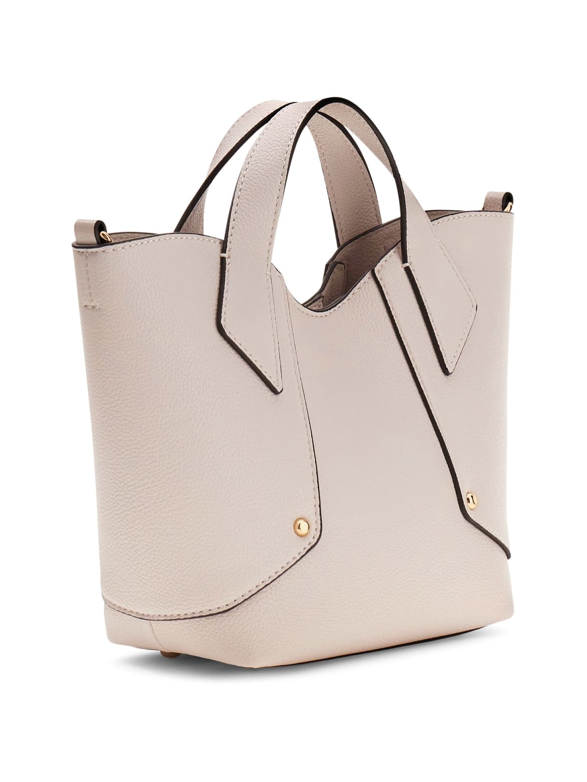 Borsa a mano Guess donna strutturata con doppi manici e logo GRIGIO TU | Giò Fashion