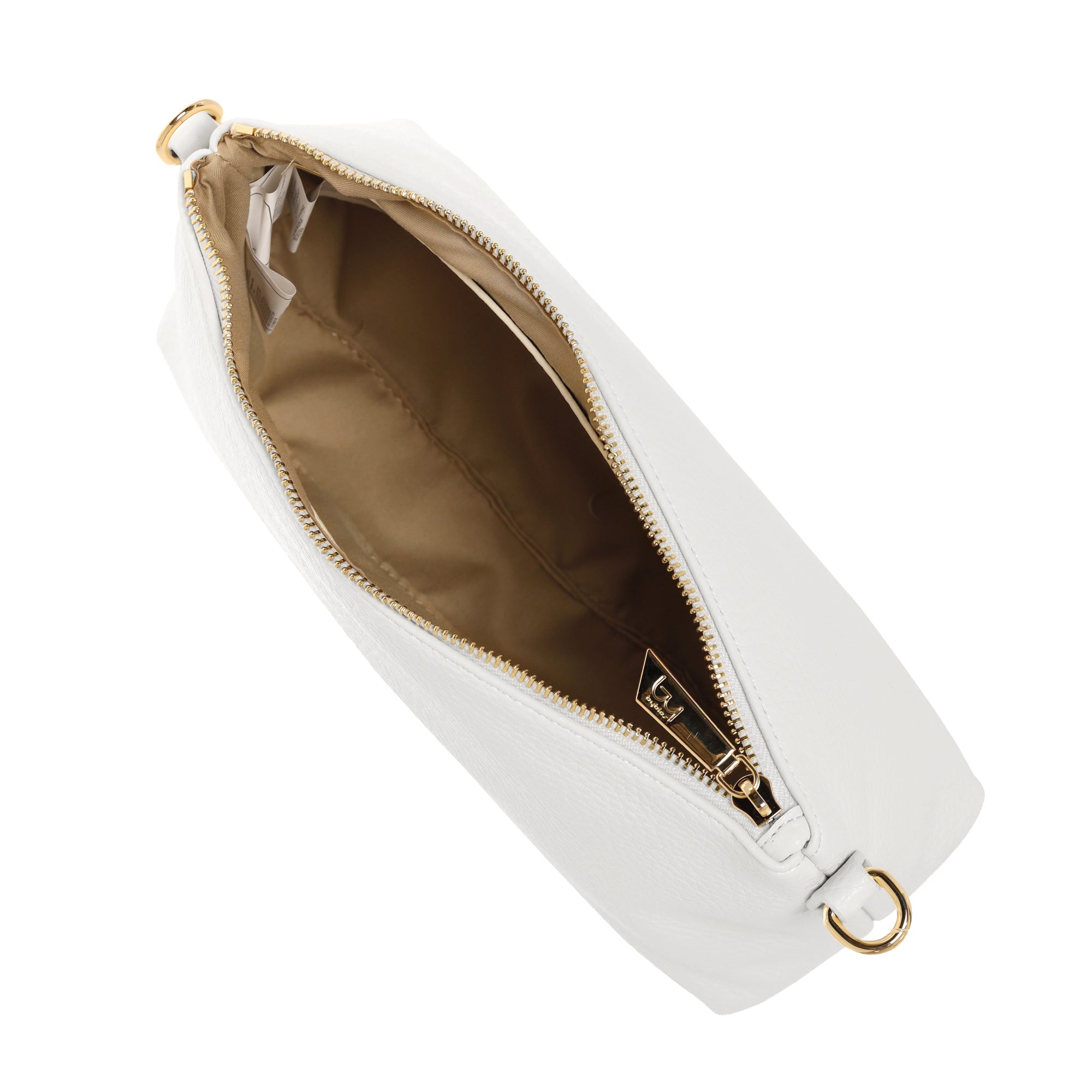 Borsa a tracolla Byblos donna compatta con zip e design essenziale elegante Bianco TU | Giò Fashion