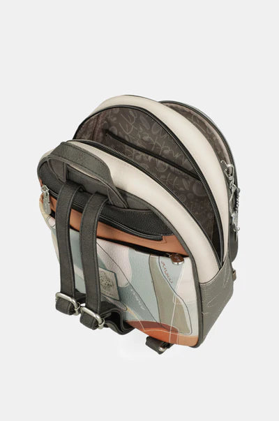 Zaino donna Anekke con tasche e chiusura zip stile urbano VERDE TU | Giò Fashion