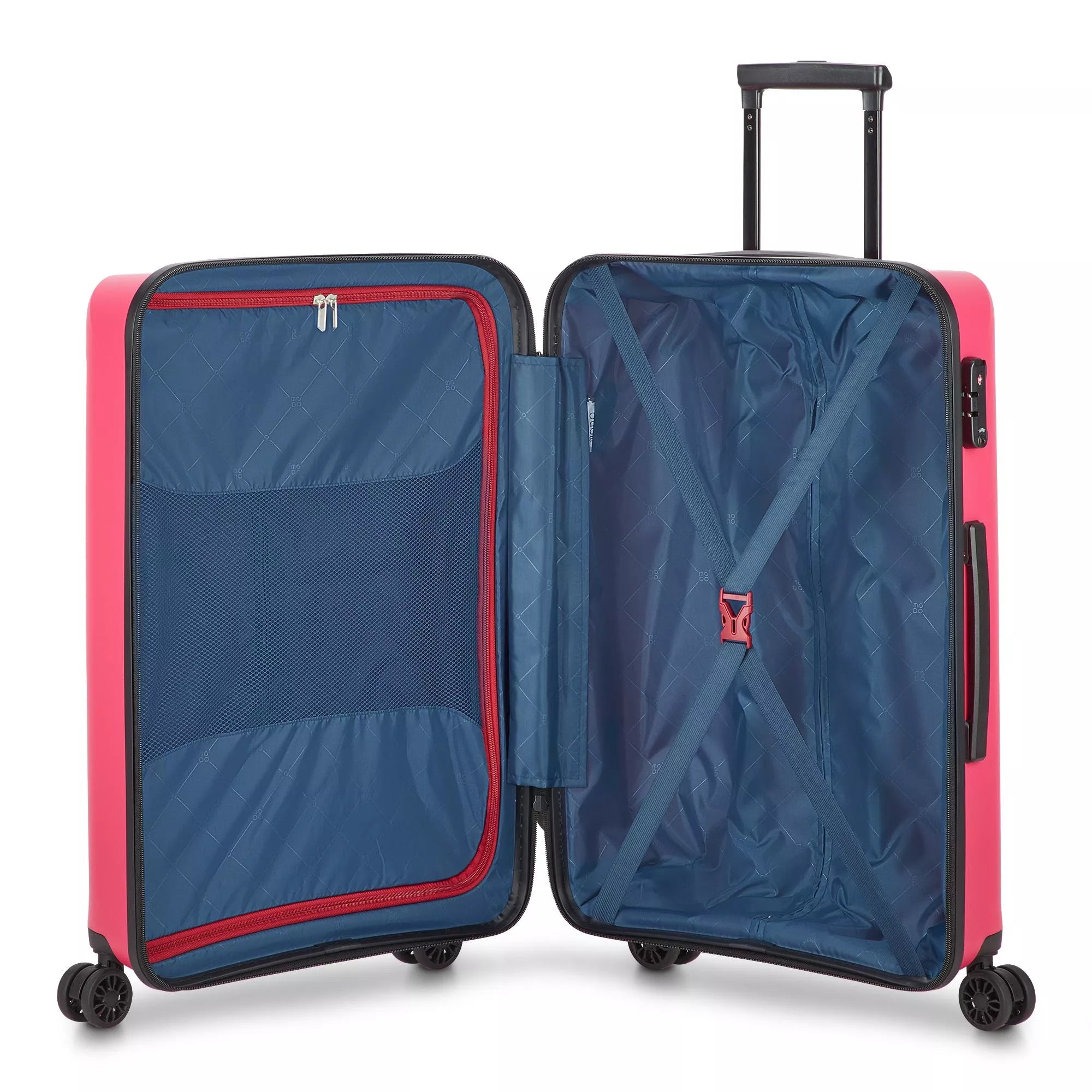 Modo by Roncato Trolley Medio Rigido 4 Ruote da Viaggio 66x43,5x25 Rosa TU | Giò Fashion