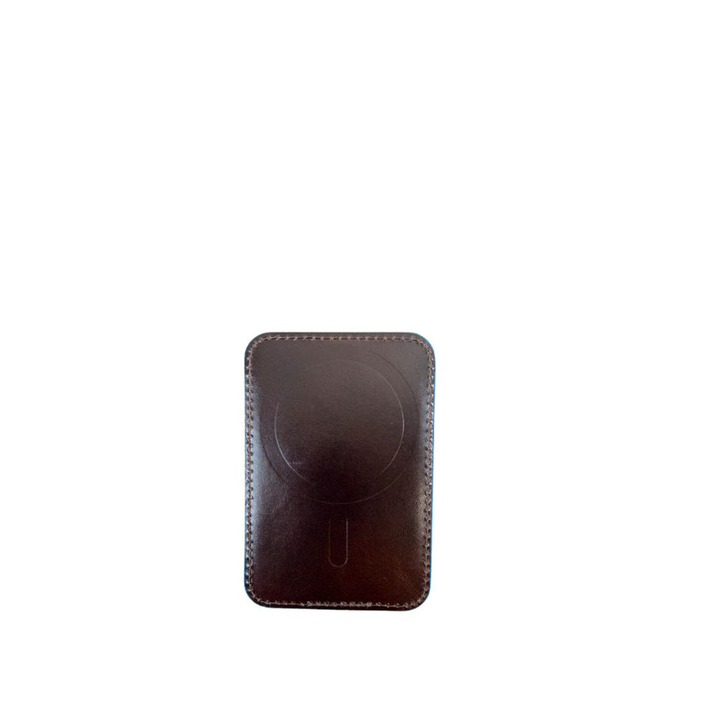Piquadro Portacarte di Credito MagSafe in Pelle Blue Square Nero