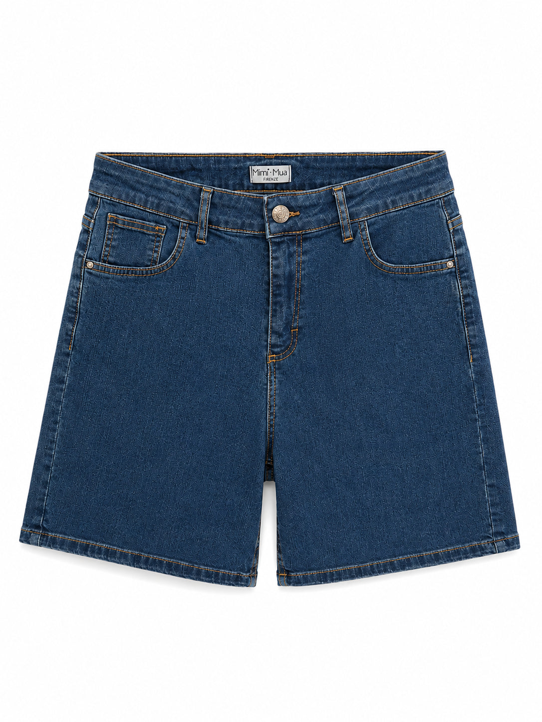 Mimi Muà – Bermuda Donna in Denim a Vita Regolare