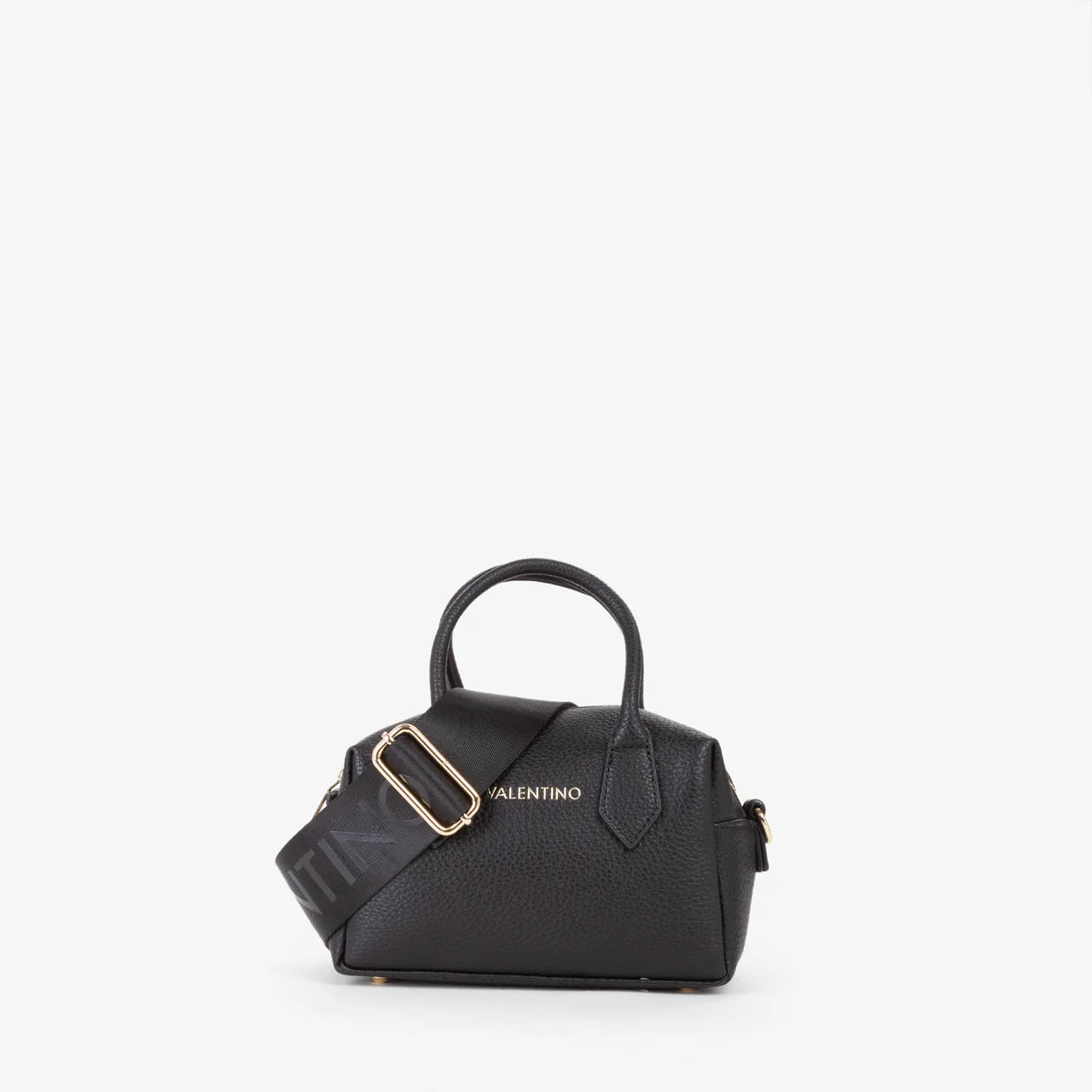 Valentino mini borsa a mano donna con tracolla logata Nero TU | Giò Fashion