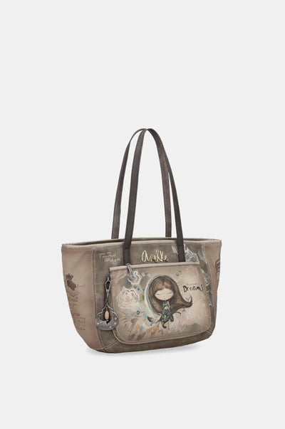 Shopper Anekke The World of Dreams con tasca frontale