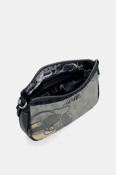 Borsa a spalla Anekke con catena e tracolla regolabile