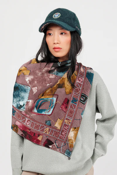 Cappellino Anekke donna in tessuto effetto pelliccia