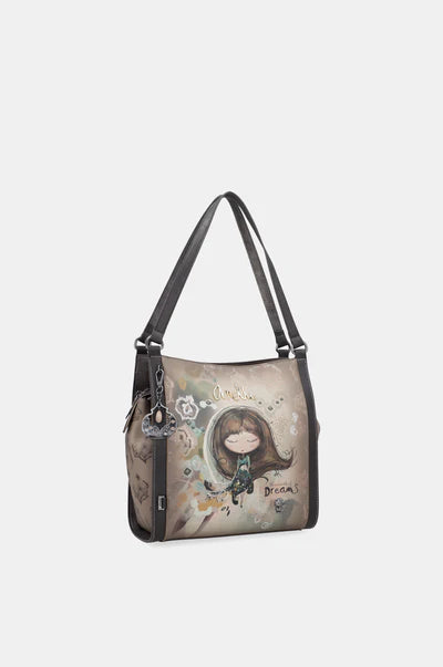 Borsa shopping Anekke The World of Dreams con doppi manici