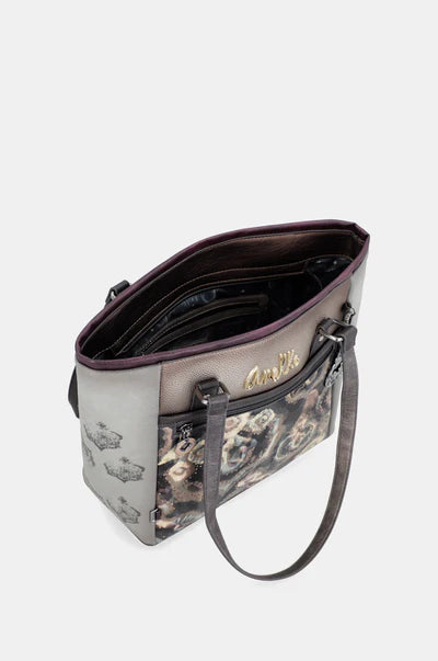 Anekke borsa shopping con tasca frontale e doppi manici