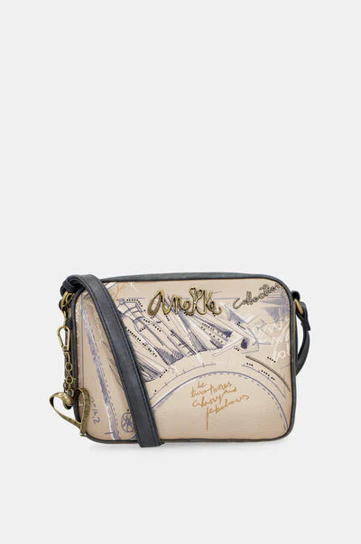 Borsa a tracolla Anekke Contemporary con illustrazioni artistiche