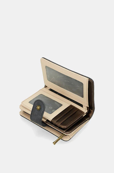 Portafoglio medio Anekke Contemporary con chiusura a clip