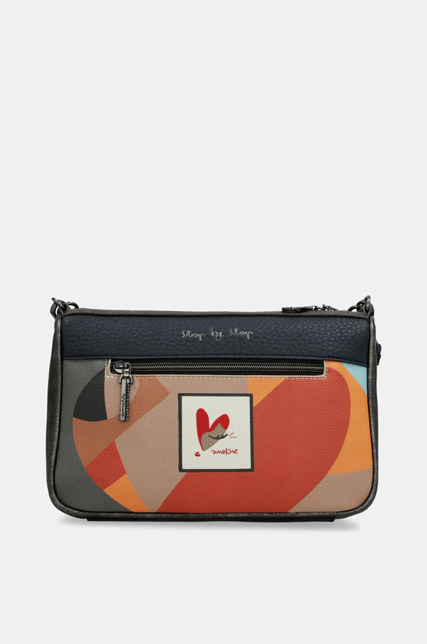 Borsa Tracolla Anekke Donna Compatta con Zip e Scomparti Beige TU | Giò Fashion