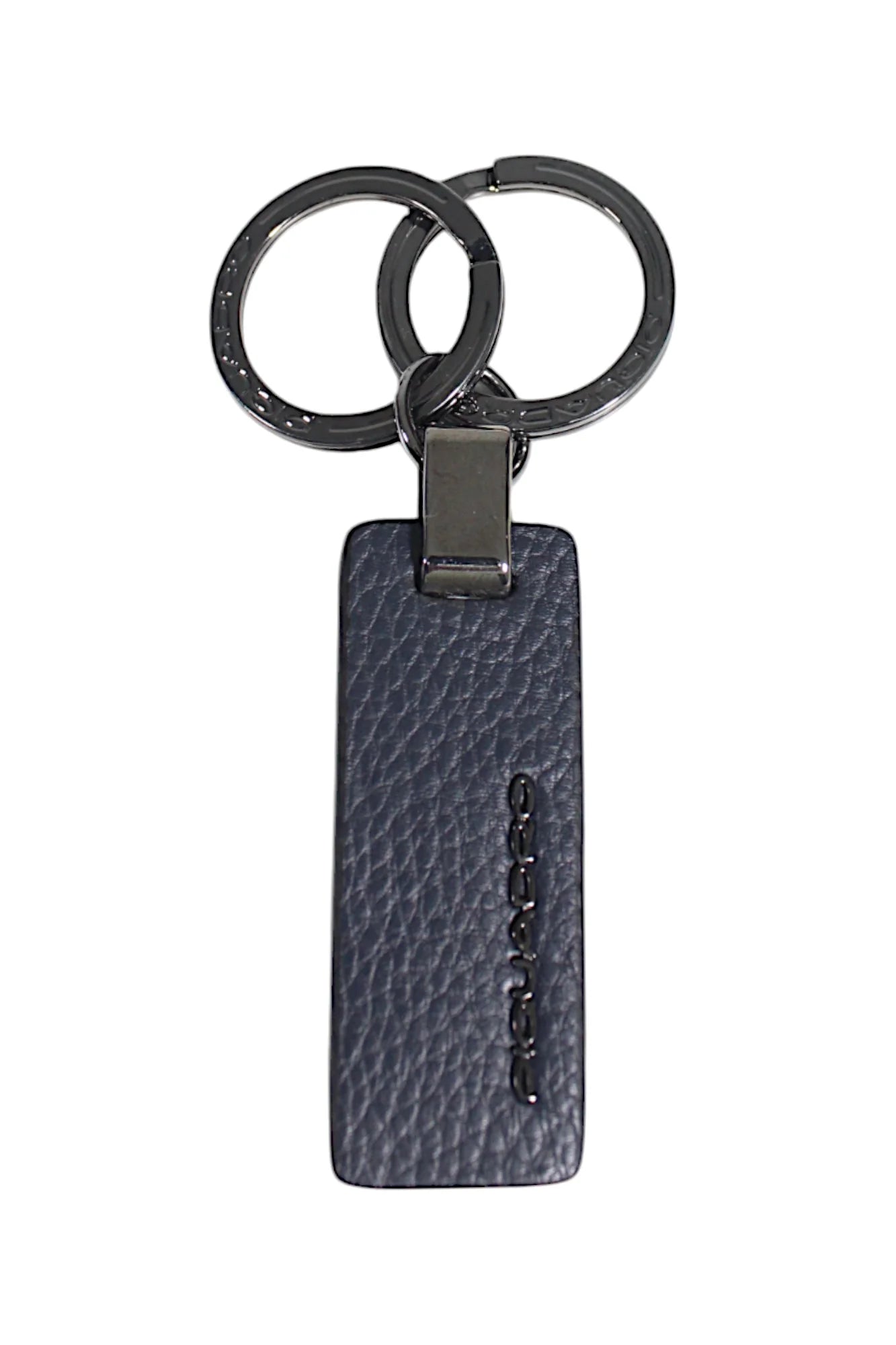 Portachiavi uomo Piquadro in pelle con due anelli