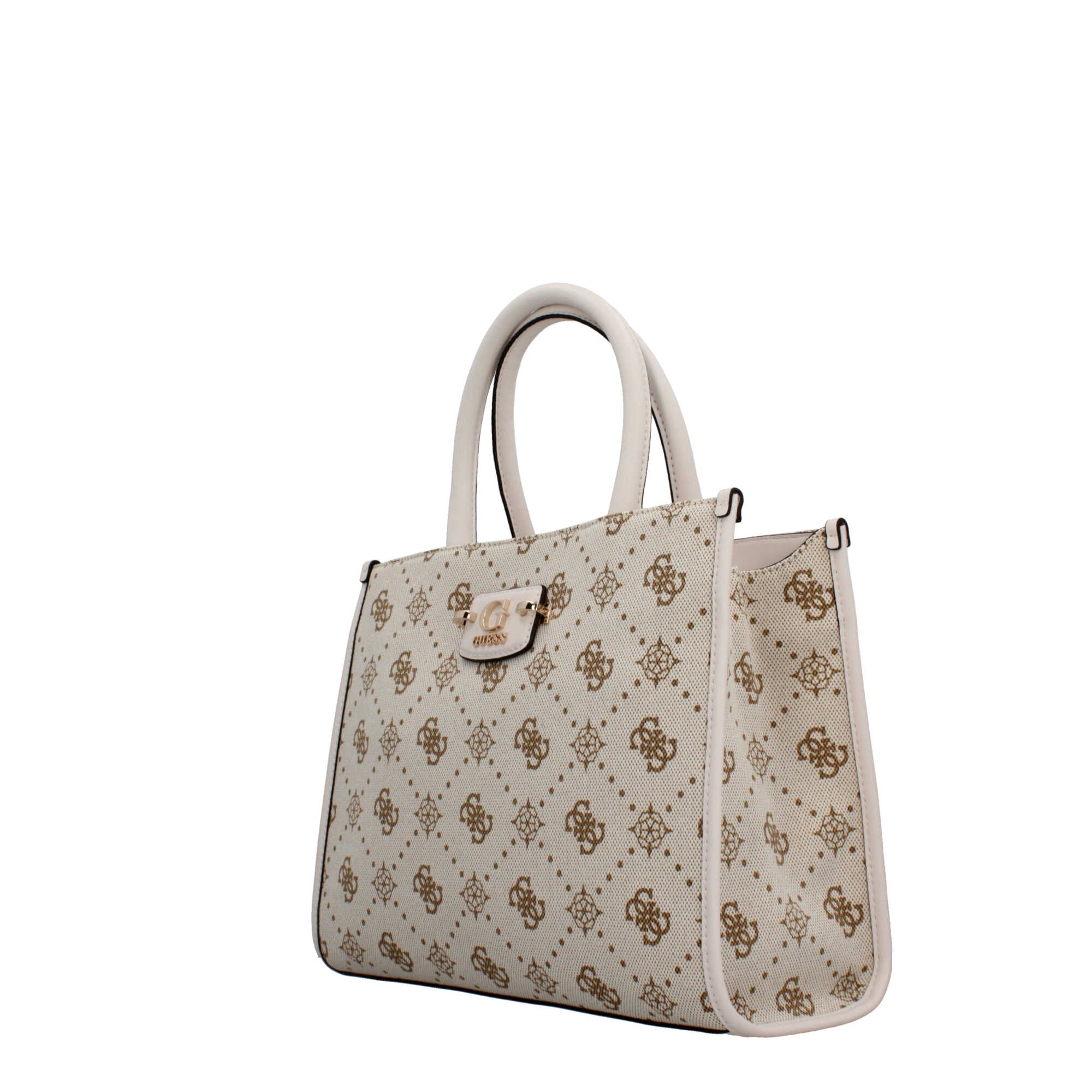 Guess Tote Noelle 4G logo shopper raffinata da donna BEIGE TU | Giò Fashion