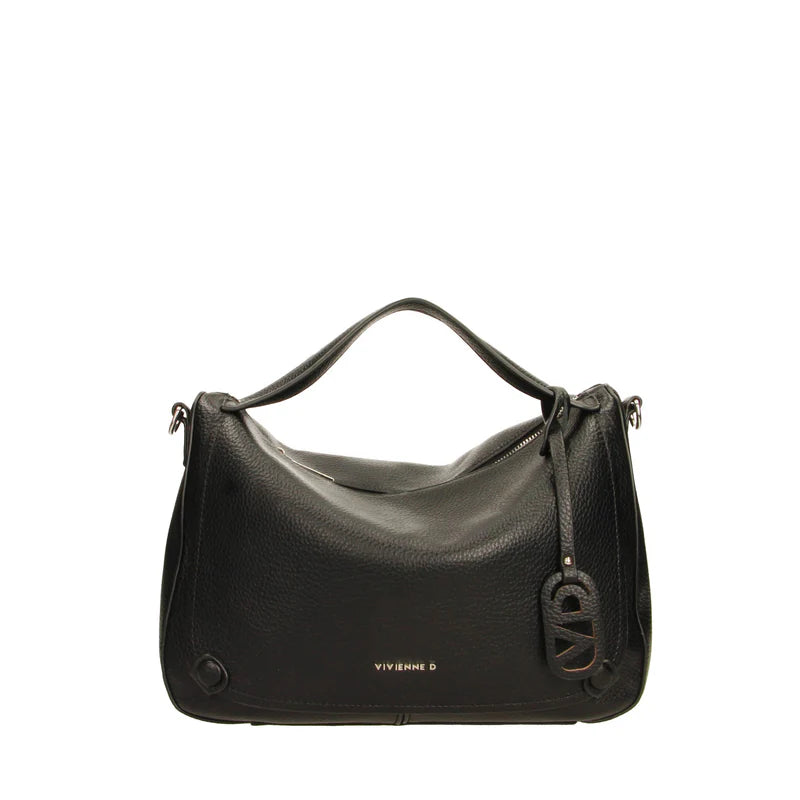 Borsa Vivienne D donna a spalla design moderno con dettagli eleganti Nero TU | Giò Fashion