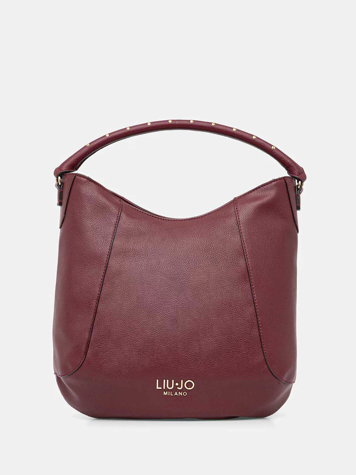 Borsa a spalla Liu Jo elegante con manico impreziosito Rosso TU | Giò Fashion