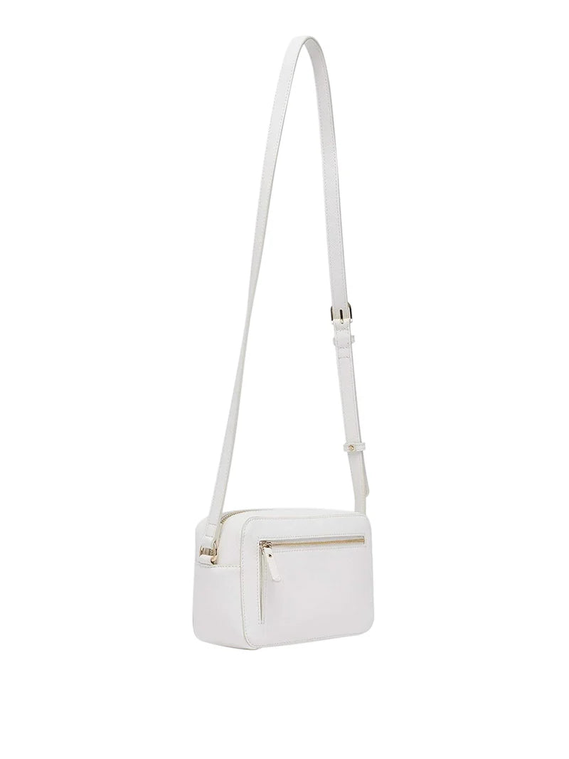 Borsa a tracolla Liu Jo dal design compatto con logo frontale Bianco TU | Giò Fashion