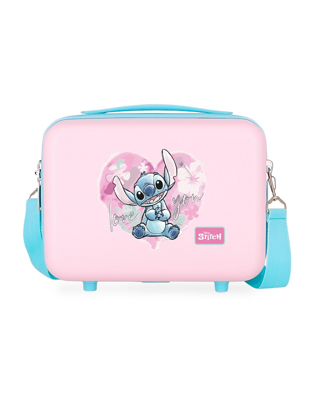 Disney Stitch Beauty Case da Viaggio Rigido in ABS 29 cm 9,1 Litri