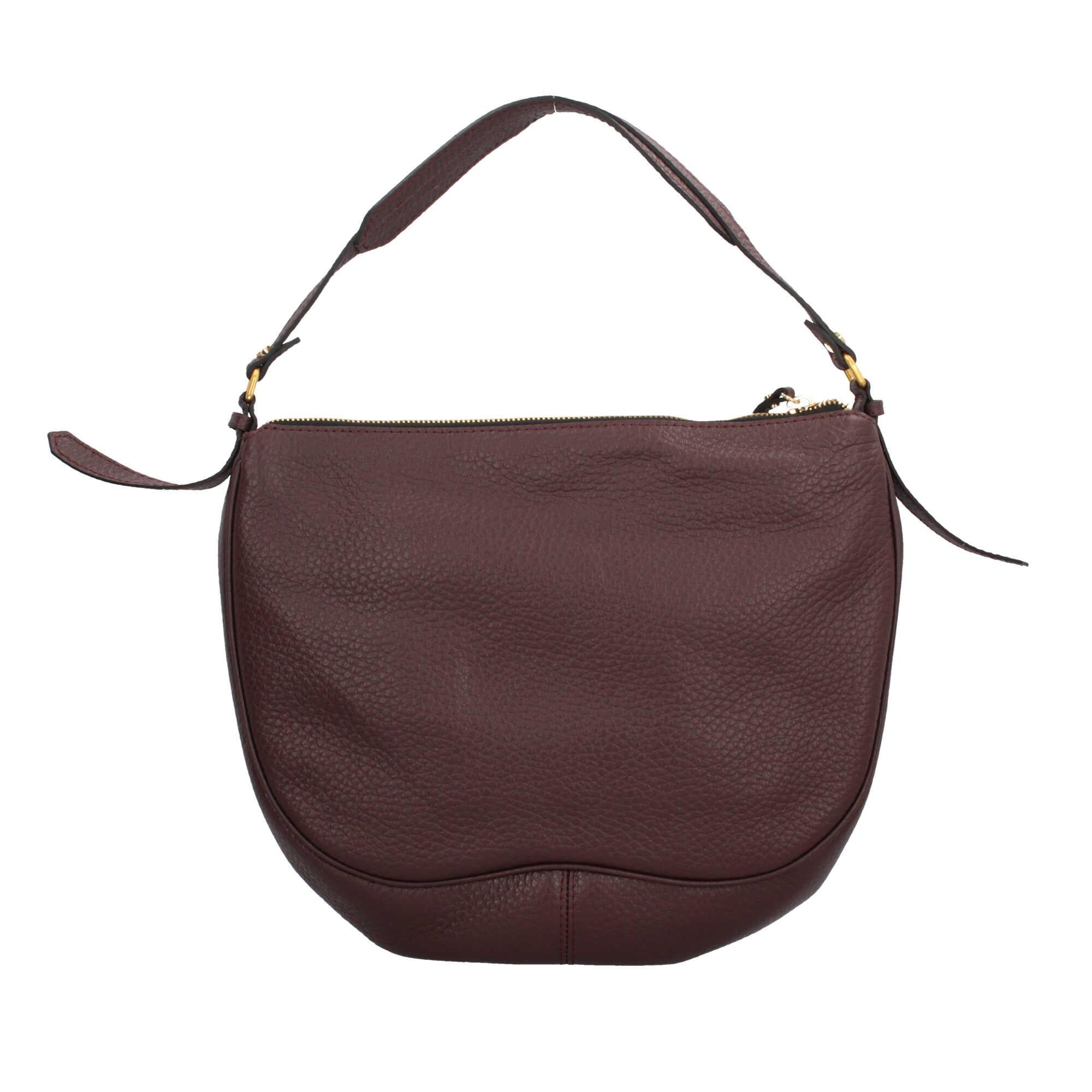 Gianni Chiarini Chiara Borsa a Spalla Vintage in Pelle Grana Maxi