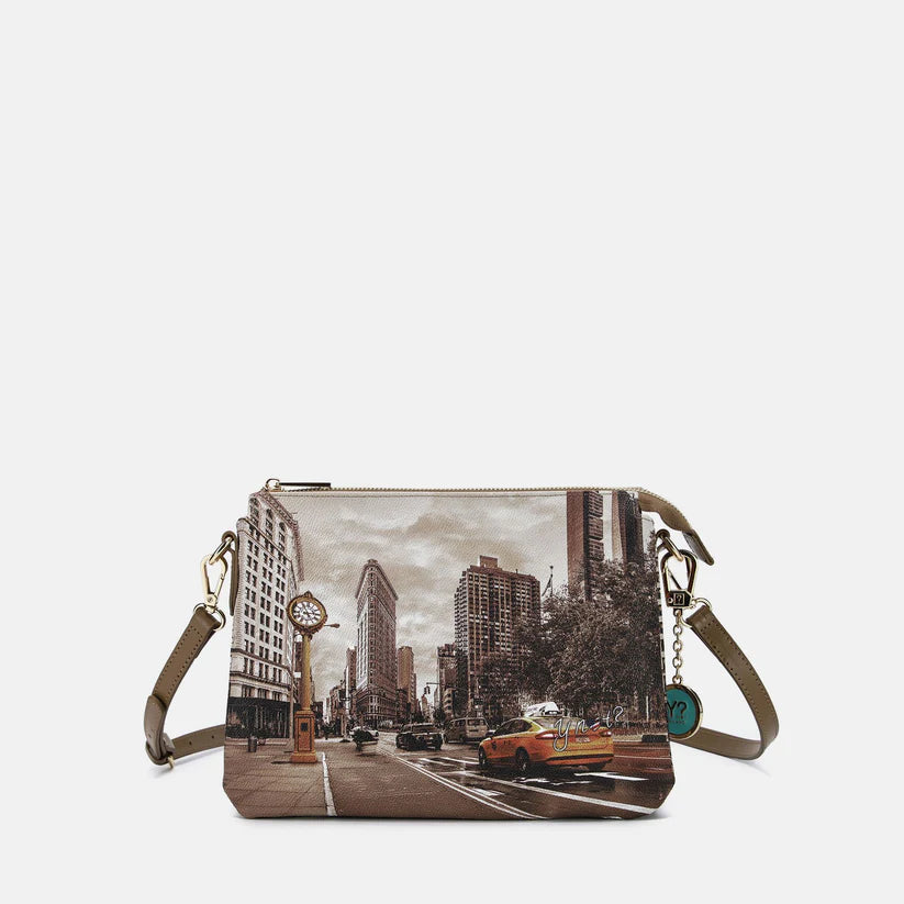 Ynot borsa a spalla con doppio scomparto