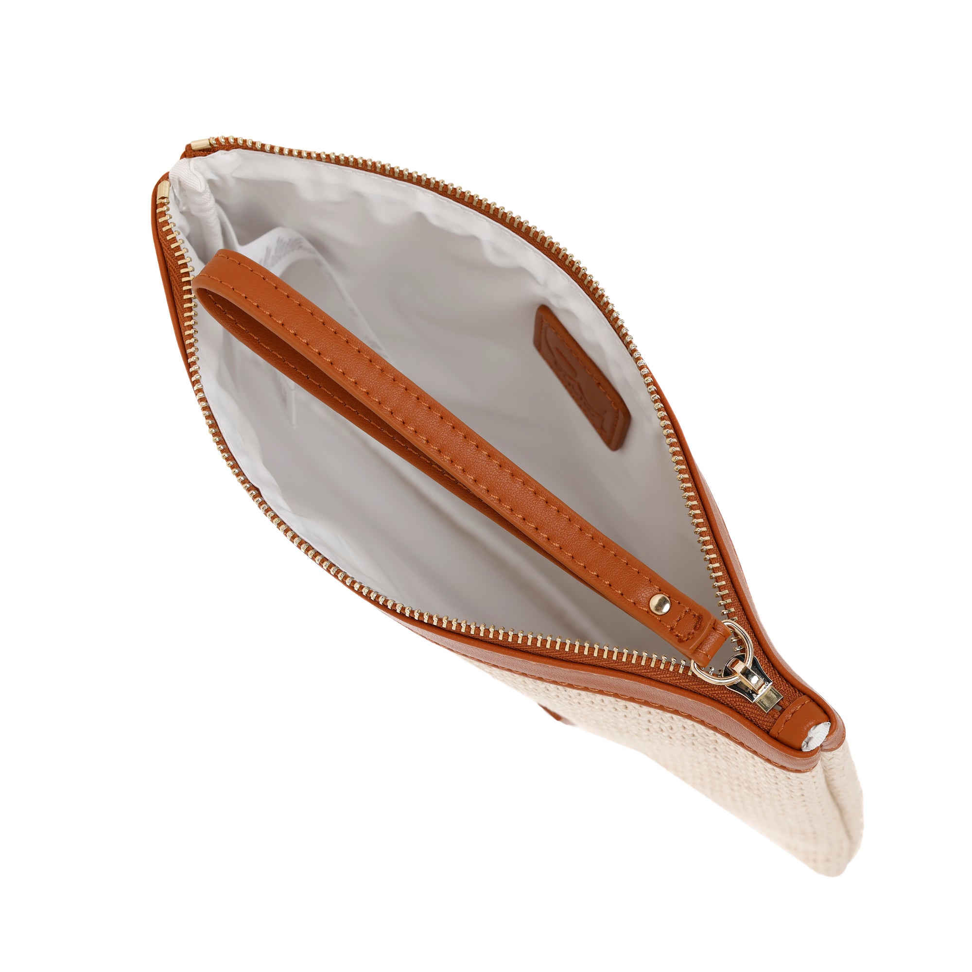 Pochette Byblos donna con polsiera e design in tessuto intrecciato TAN TU | Giò Fashion